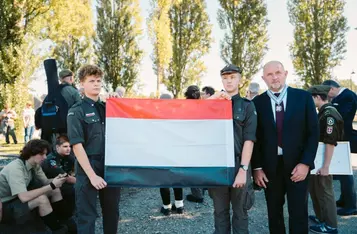 Uroczystości w Dachau, fot. Józef Fifin