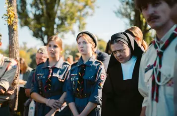 Uroczystości w Dachau, fot. Józef Fifin