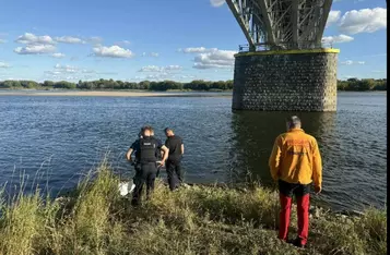 Zwłoki kobiety w Wiśle w Chełmnie/ Fot. WOPR Chełmno