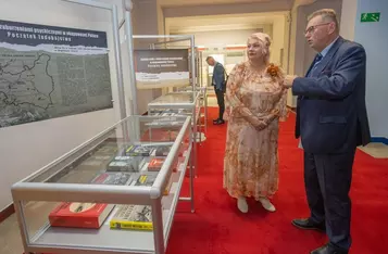 Wernisaż wystawy „Zagłada chorych psychicznie podczas II wojny światowej w okupowanej Polsce. Początek ludobójstwa”, fot. Mikołaj Kuras dla UMWKP