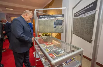 Wernisaż wystawy „Zagłada chorych psychicznie podczas II wojny światowej w okupowanej Polsce. Początek ludobójstwa”, fot. Mikołaj Kuras dla UMWKP
