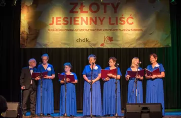 Chełmiński Przegląd Artystycznych Zespołów Klubów Seniora „Złoty Jesienny Liść”/ Fot. Pitrex