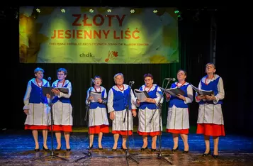 Chełmiński Przegląd Artystycznych Zespołów Klubów Seniora „Złoty Jesienny Liść”/ Fot. Pitrex