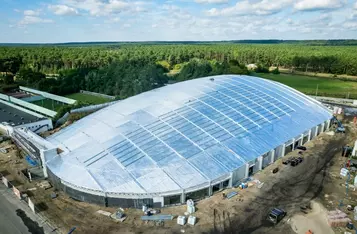 Budowa hali sportowej w Bydgoszczy, fot. Tomasz Czachorowski/eventphoto.com.pl dla UMWKP