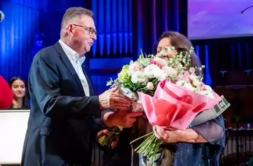 Ceremonia wręczenia Nagrody Filmowej Marszałka Województwa Annie Dymnej, Old Film Festival, Bydgoszcz, fot. Tomasz Czachorowski/eventphoto dla UMWP