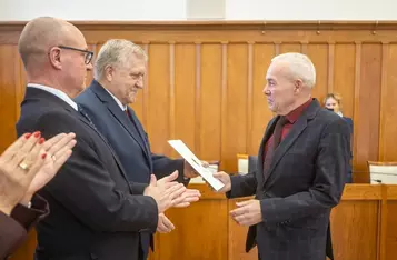 Uroczystość wręczenia umów FEdKP / fot. Szymon Zdziebło/tarantoga.pl dla UMWKP