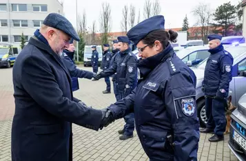 Uroczyste przekazanie sprzętu policji, fot. Tomasz Czachorowski/eventphoto.com.pl dla UMWKP
