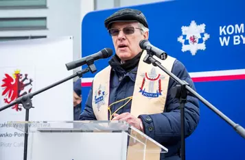 Uroczyste przekazanie sprzętu policji, fot. Tomasz Czachorowski/eventphoto.com.pl dla UMWKP
