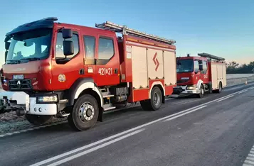Dachowanie w Osnowie pod Chełmnem/ Fot. KP PSP Chełmno