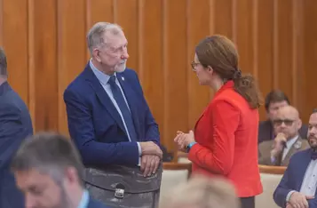 Sesja sejmiku województwa, 24 listopada 2025, fot. Mikołaj Kuras dla UMWKP