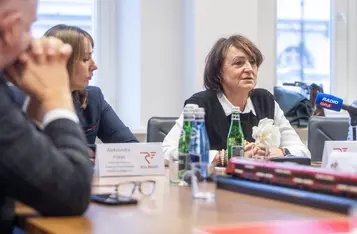 Konferencja dotycząca nowego rozkładu jazdy pociągów, fot. Szymon Zdziebło/tarantoga.pl dla UMWKP