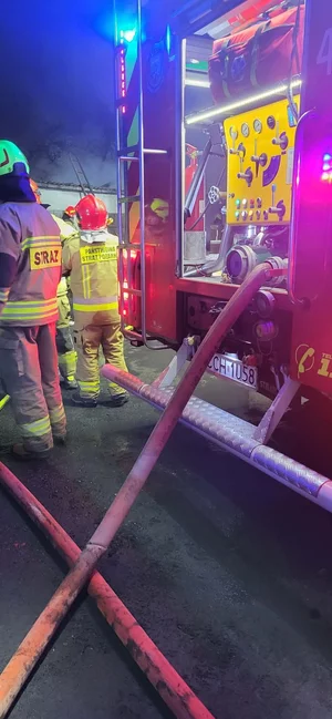 Pożar garażu pod Chełmnem/ Fot. KP PSP w Chełmnie