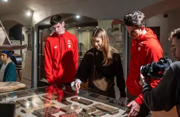 Uroczystość z okazji rozpoczęcia odliczania stu dni do Halowych Mistrzostw Świata Kujawy Pomorze 26, fot. Mikołaj Kuras dla UMWKP