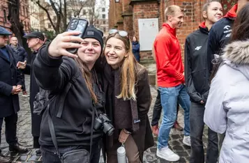 Uroczystość z okazji rozpoczęcia odliczania stu dni do Halowych Mistrzostw Świata Kujawy Pomorze 26, fot. Mikołaj Kuras dla UMWKP