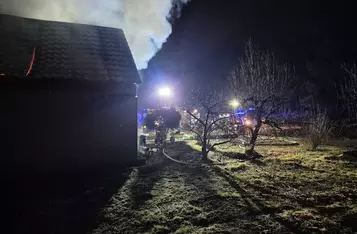 Nocne pożary pod Chełmnem/ Fot. KP PSP w Chełmnie