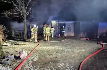Nocne pożary pod Chełmnem/ Fot. KP PSP w Chełmnie