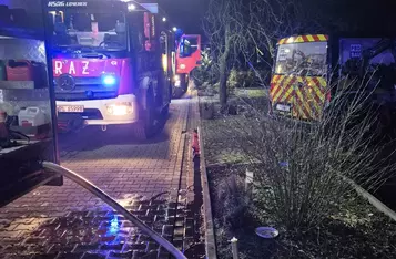 Nocne pożary pod Chełmnem/ Fot. KP PSP w Chełmnie