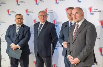 Cztery regiony wspólnie na rzecz S15, spotkanie marszałków w Toruniu fot. Mikołaj Kuras dla UMWKP