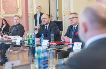 Cztery regiony wspólnie na rzecz S15, spotkanie marszałków w Toruniu fot. Mikołaj Kuras dla UMWKP