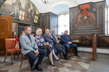 Ceremonia podpisania umowy, fot. Mikołaj Kuras dla UMWKP
