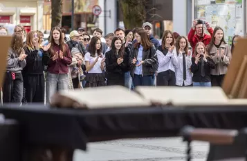 Podpisanie listu intencyjnego w sprawie obchodów rocznicy lokacji miejskiej Torunia i Chełmna, fot. Szymon Zdziebło/tarantoga dla UMWKP