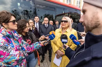 Odbiór nowych autobusów Kujawsko-Pomorskiego Transportu Samochodowego, fot. Andrzej Goiński/UMWKP