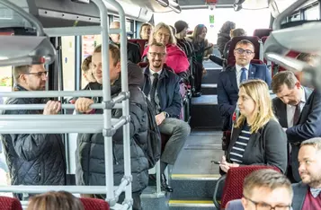 Odbiór nowych autobusów Kujawsko-Pomorskiego Transportu Samochodowego, fot. Andrzej Goiński/UMWKP