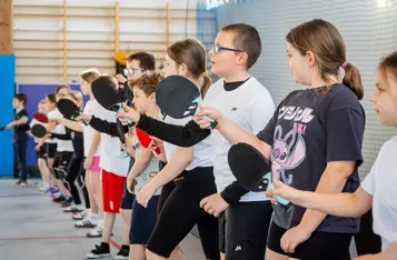 Zajęcia w klubie młodzieżowym w Mycielewie (powiat nakielski), fot. Tomasz Czachorowski/eventphoto.com.pl dla UMWKP