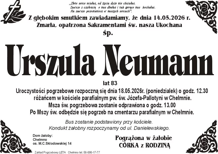 W komentarzach wpisujemy wspomnienia i kondolencje.