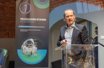Konferencja podsumowująca pakiet zakupów WSS we Włocławku, fot. Mikołaj Kuras dla UMWKP