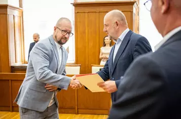Uroczystość wręczenia umów, fot. Szymon Zdziebło/tarantoga dla UMWKP