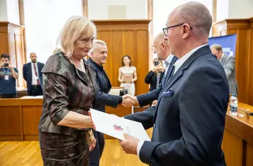 Uroczystość wręczenia umów, fot. Szymon Zdziebło/tarantoga dla UMWKP