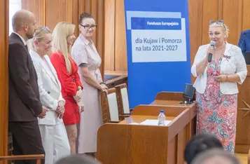 Ceremonia przekazania umów FEdKP, 30 czerwca 2026, Toruń, fot. Mikołaj Kuras dla UMWKP