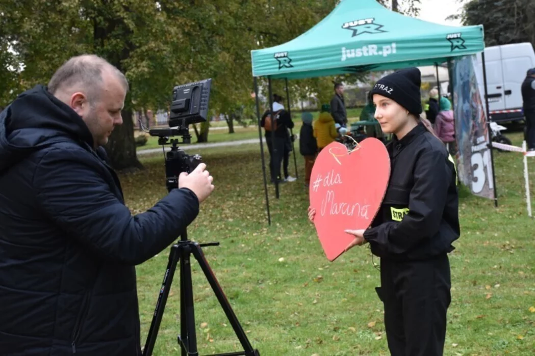 W Unisławiu odbył się piknik charytatywny dla Marcina Mrugalskiego/ Fot. GOK Unisław