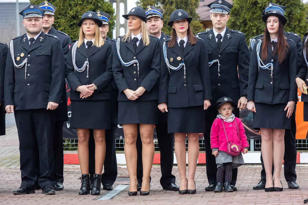 Otwarcie remizy w Unisławiu fot. Mikołaj Kuras dla UMWKP