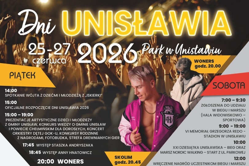 Skolim i Patrycja Markowska na Dniach Unisławia 2026! [PROGRAM]