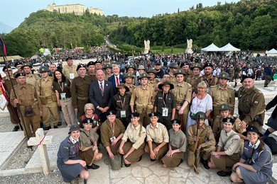 Kujawsko-pomorska delegacja oddała hołd bohaterom pod Monte Cassino [ZDJĘCIA]