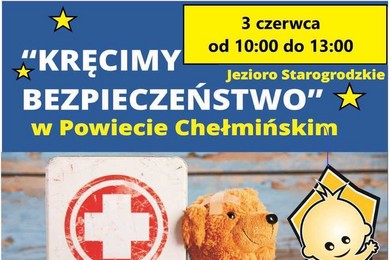 Kręcimy Bezpieczeństwo. Policjanci i strażacy z Chełmna zapraszają nad jezioro  