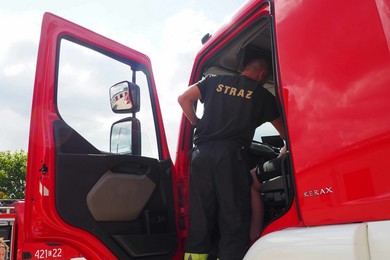 Pożar domu w Chełmnie. Zapaliła się elewacja 