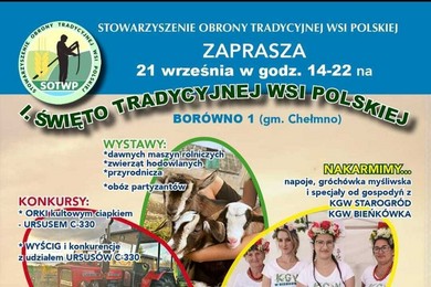 Święto Tradycyjnej Wsi Polskiej pod Chełmnem z kultowym ciapkiem [PROGRAM]