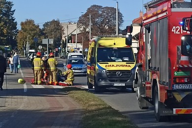 Groźny wypadek w Chełmnie. Kto zawinił na Dworcowej? [ZDJĘCIA, FILM]