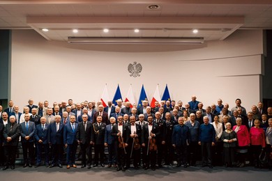 Strażacy emeryci obchodzili jubileusz. Były medale i wyróżnienia [ZDJĘCIA]