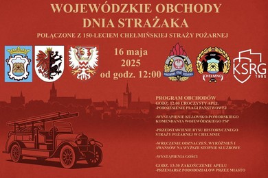 W Chełmnie świętować będą strażacy z woj. kujawsko-pomorskiego [PROGRAM]