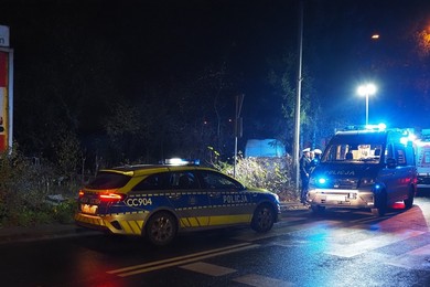 Zjechał z drogi i wpadł na posesję. Nie żyje jedna osoba [ZDJĘCIA]